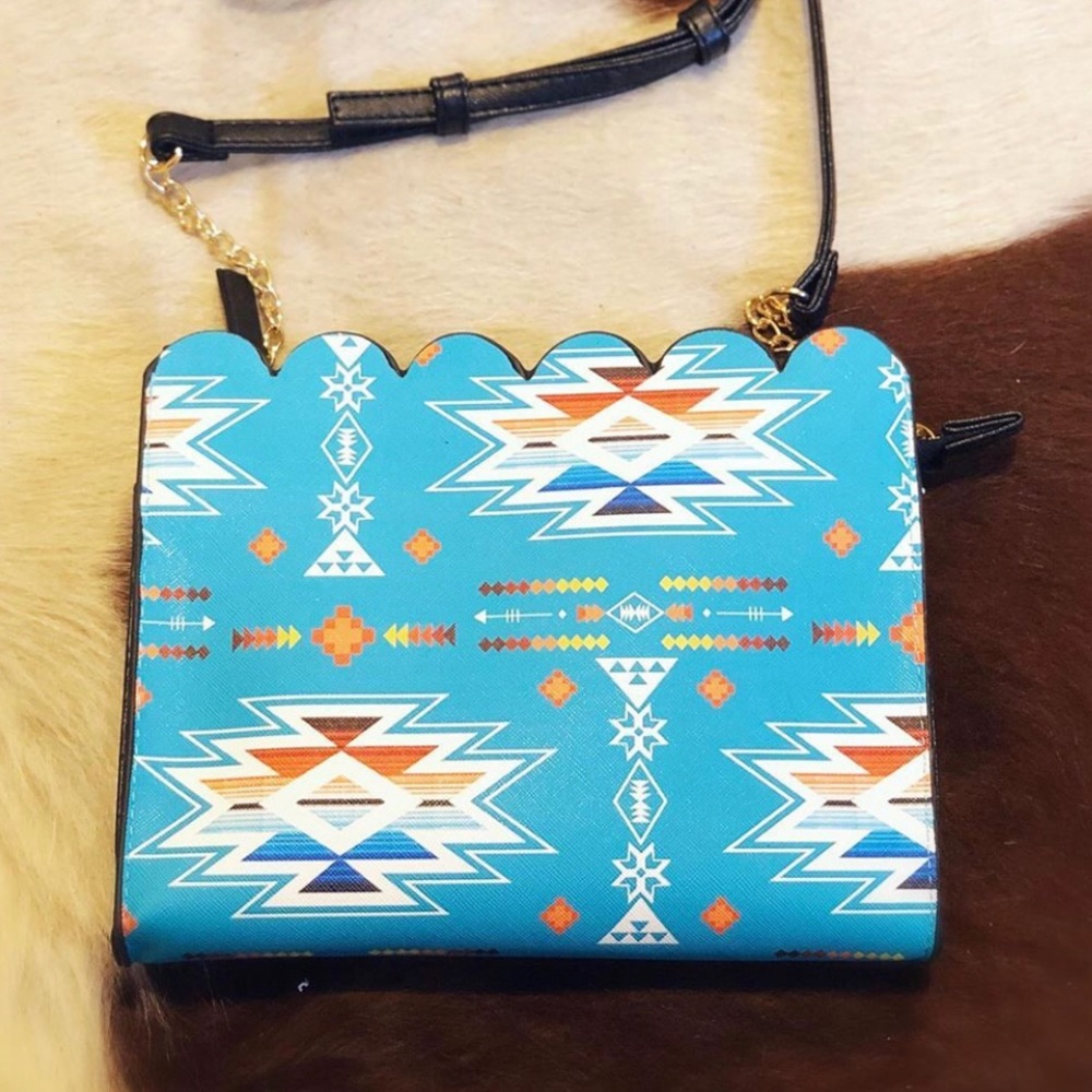 Aztec cross body